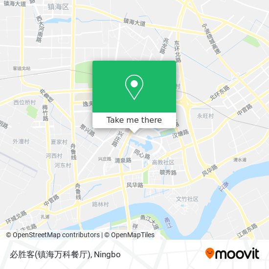 必胜客(镇海万科餐厅) map
