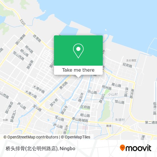 桥头排骨(北仑明州路店) map