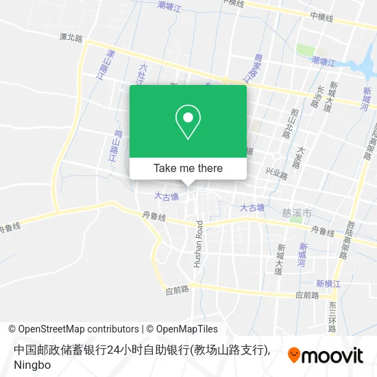 中国邮政储蓄银行24小时自助银行(教场山路支行) map