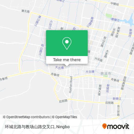 环城北路与教场山路交叉口 map