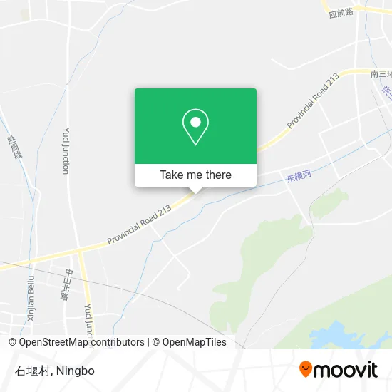 石堰村 map