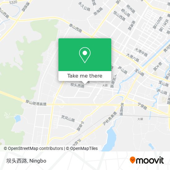 坝头西路 map