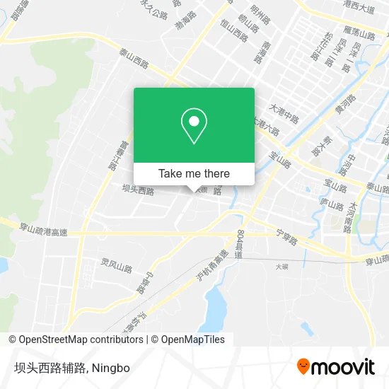 坝头西路辅路 map