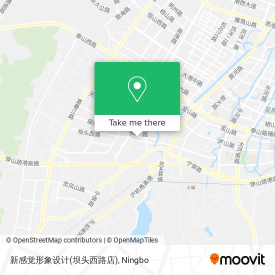 新感觉形象设计(坝头西路店) map