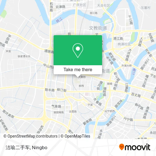 洁瑜二手车 map
