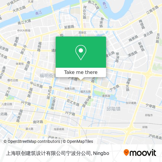 上海联创建筑设计有限公司宁波分公司 map