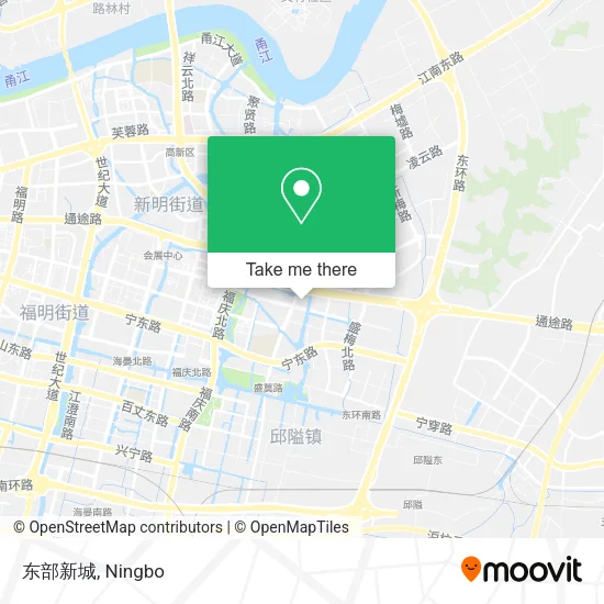 东部新城 map