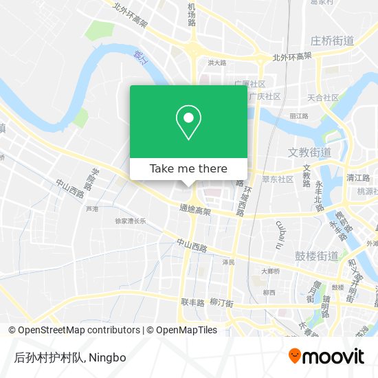 后孙村护村队 map