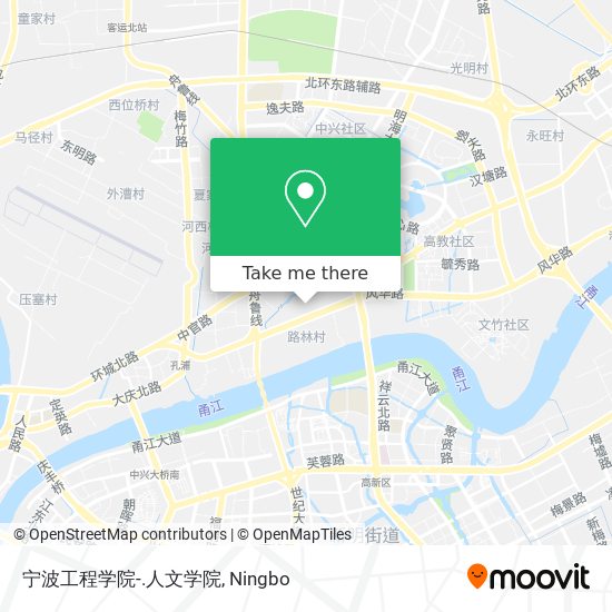 宁波工程学院-.人文学院 map