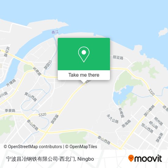 宁波昌冶钢铁有限公司-西北门 map