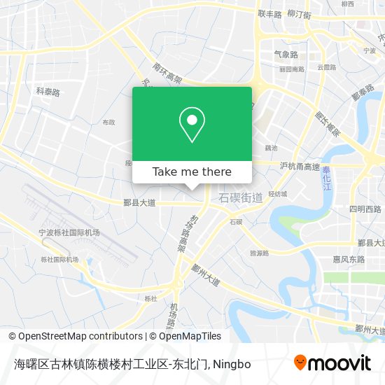 海曙区古林镇陈横楼村工业区-东北门 map
