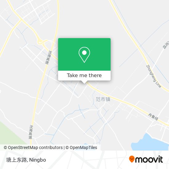 塘上东路 map