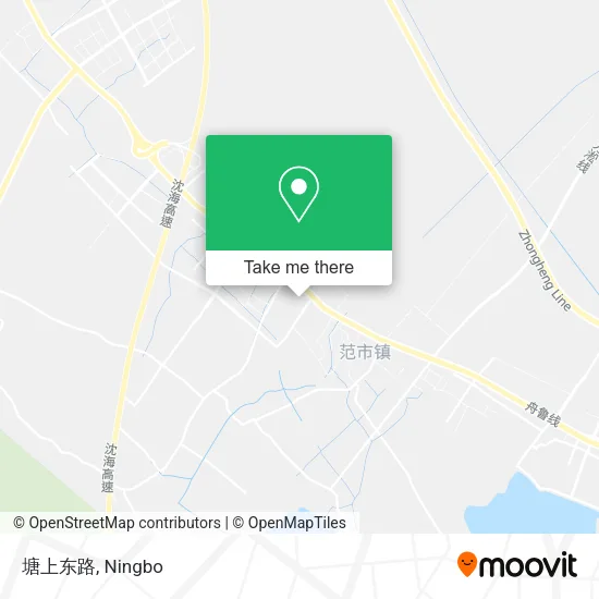 塘上东路 map