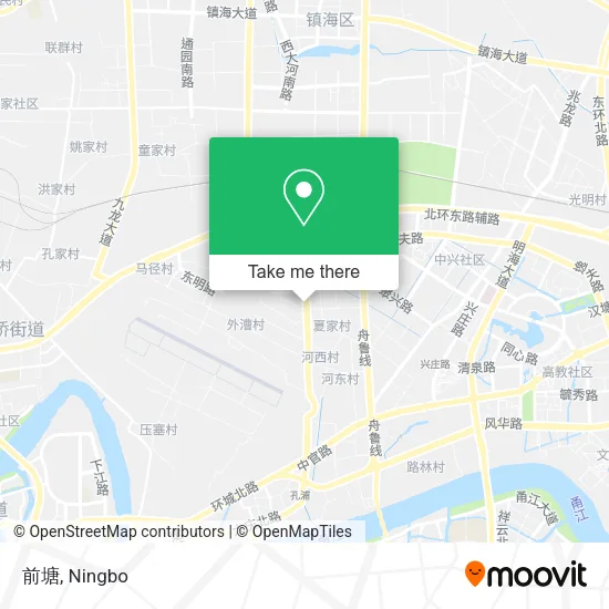 前塘 map