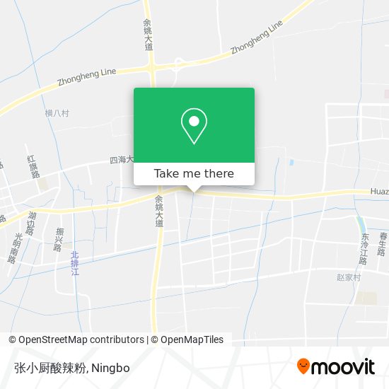 张小厨酸辣粉 map