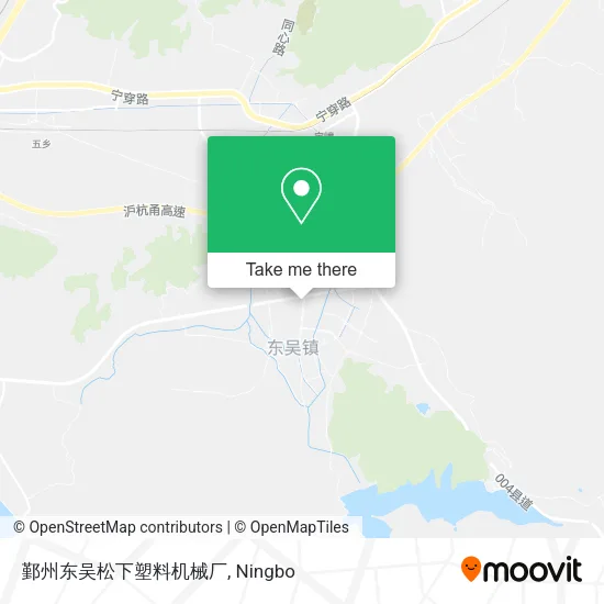 鄞州东吴松下塑料机械厂 map