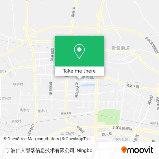 宁波仁人部落信息技术有限公司 map