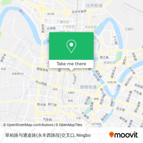 翠柏路与通途路(永丰西路段)交叉口 map