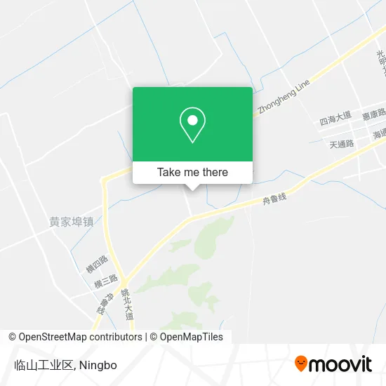 临山工业区 map