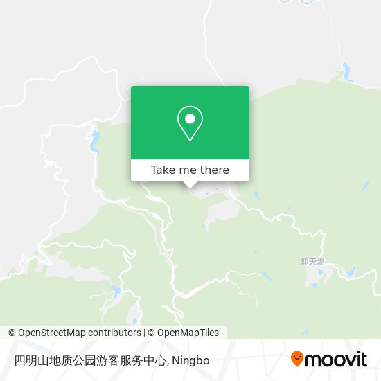 四明山地质公园游客服务中心 map