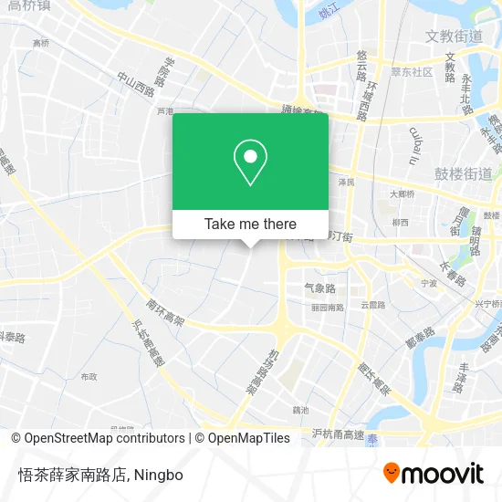 悟茶薛家南路店 map