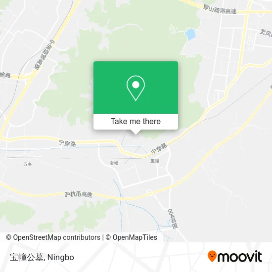宝幢公墓 map