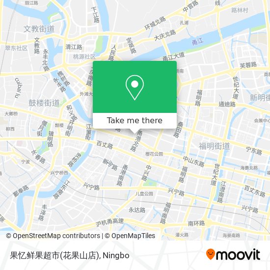 果忆鲜果超市(花果山店) map