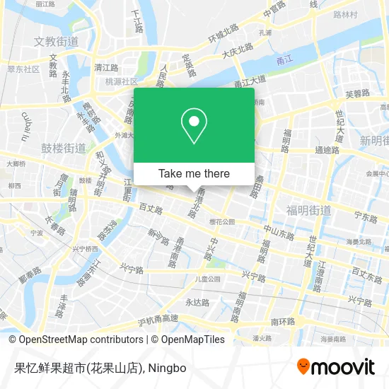 果忆鲜果超市(花果山店) map