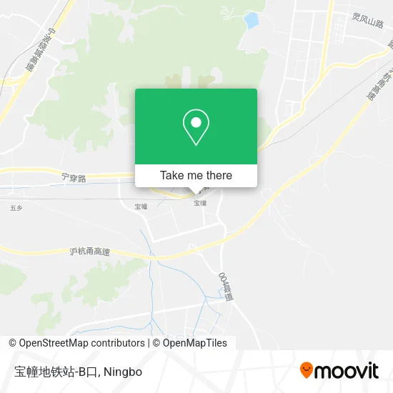 宝幢地铁站-B口 map