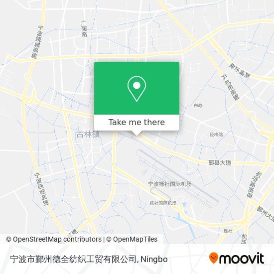 宁波市鄞州德全纺织工贸有限公司 map