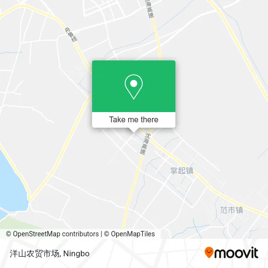 洋山农贸市场 map