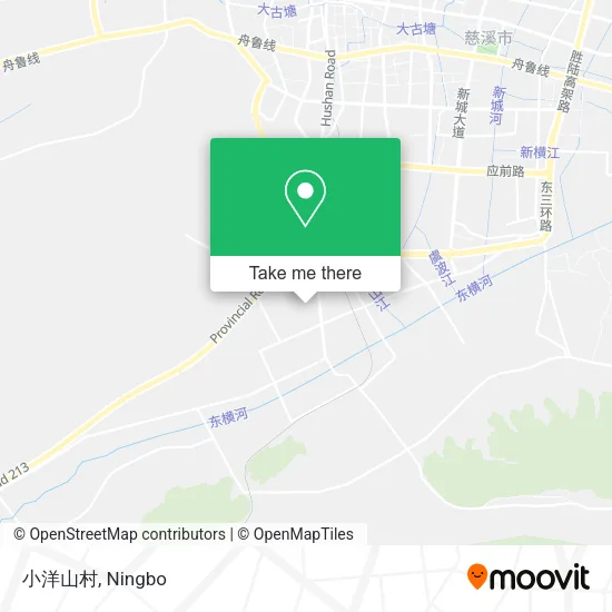小洋山村 map