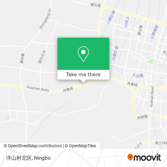 洋山村北区 map