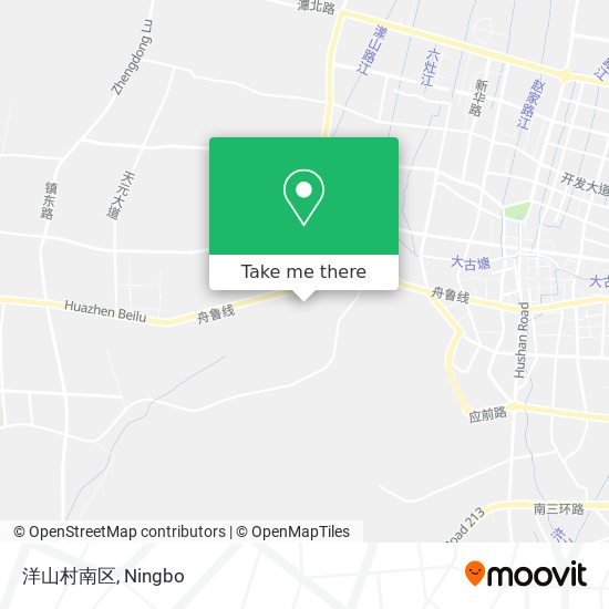 洋山村南区 map