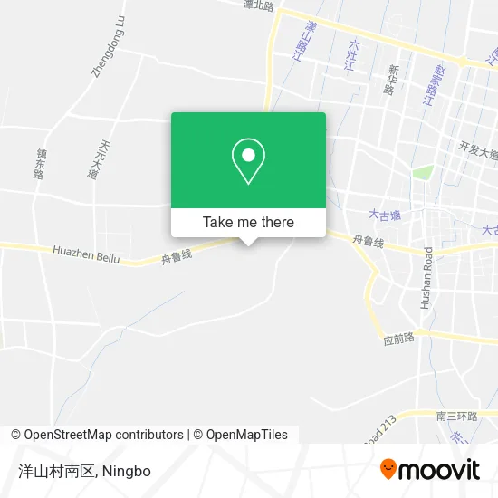 洋山村南区 map