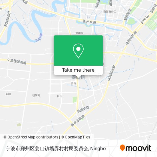 宁波市鄞州区姜山镇墙弄村村民委员会 map