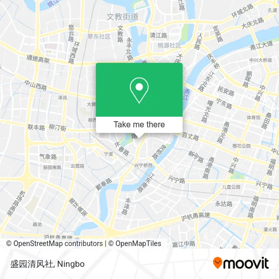 盛园清风社 map