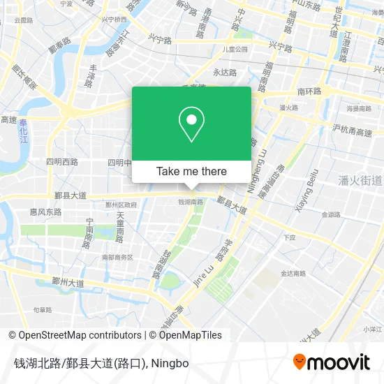 钱湖北路/鄞县大道(路口) map
