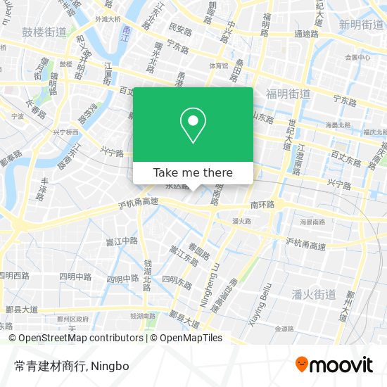 常青建材商行 map
