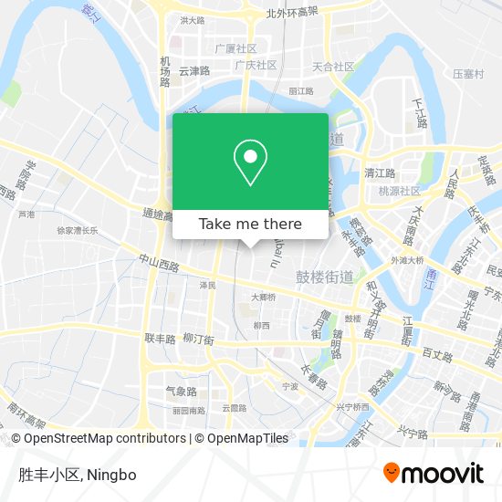 胜丰小区 map