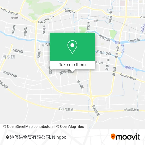 余姚伟洪物资有限公同 map
