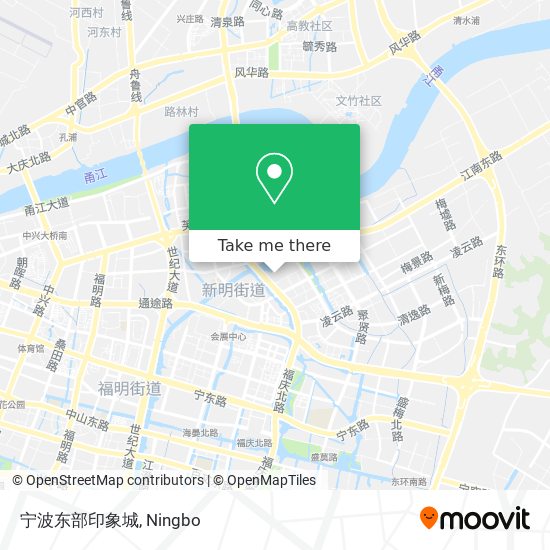宁波东部印象城 map