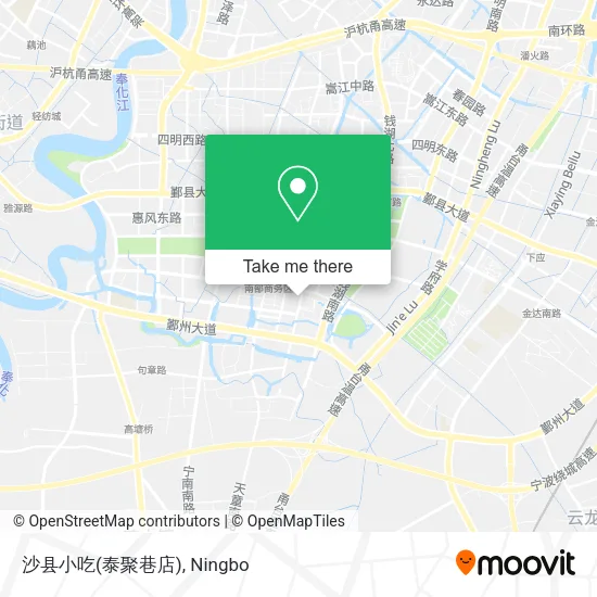 沙县小吃(泰聚巷店) map