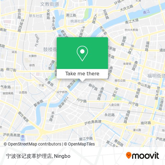 宁波张记皮革护理店 map
