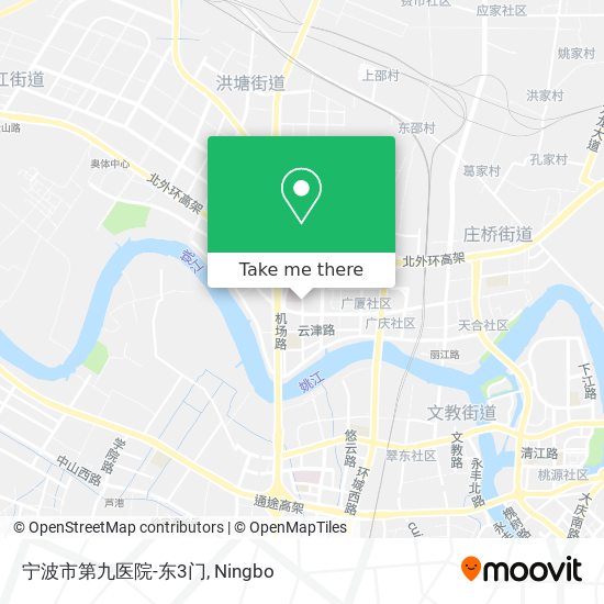 宁波市第九医院-东3门 map
