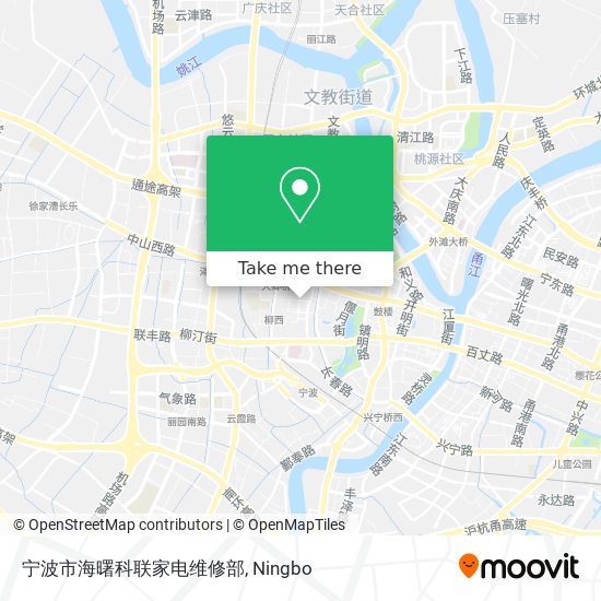 宁波市海曙科联家电维修部 map