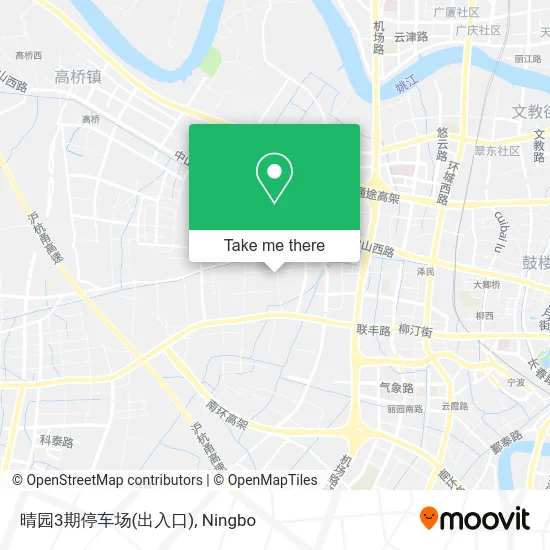 晴园3期停车场(出入口) map