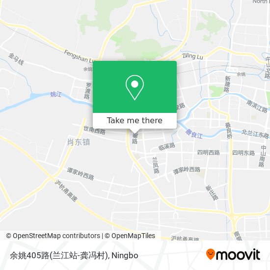 余姚405路(兰江站-龚冯村) map