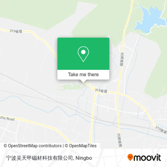 宁波吴天甲磁材科技有限公司 map