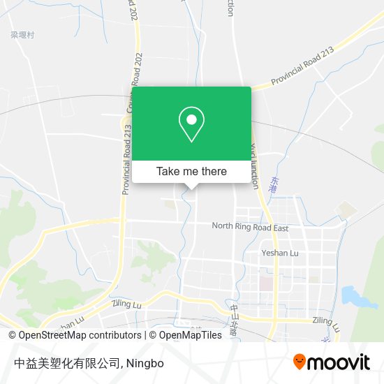 中益美塑化有限公司 map